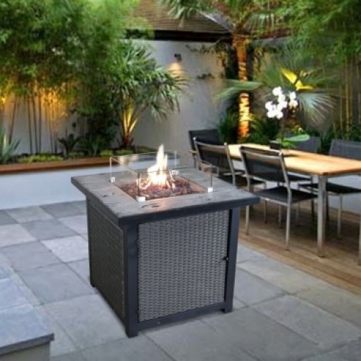 76cm Gas Firepit Table